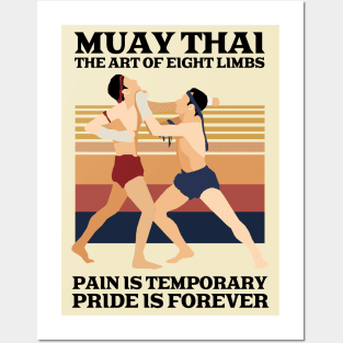 Muay Thai Boran The Art of Eight Limbs Posters and Art